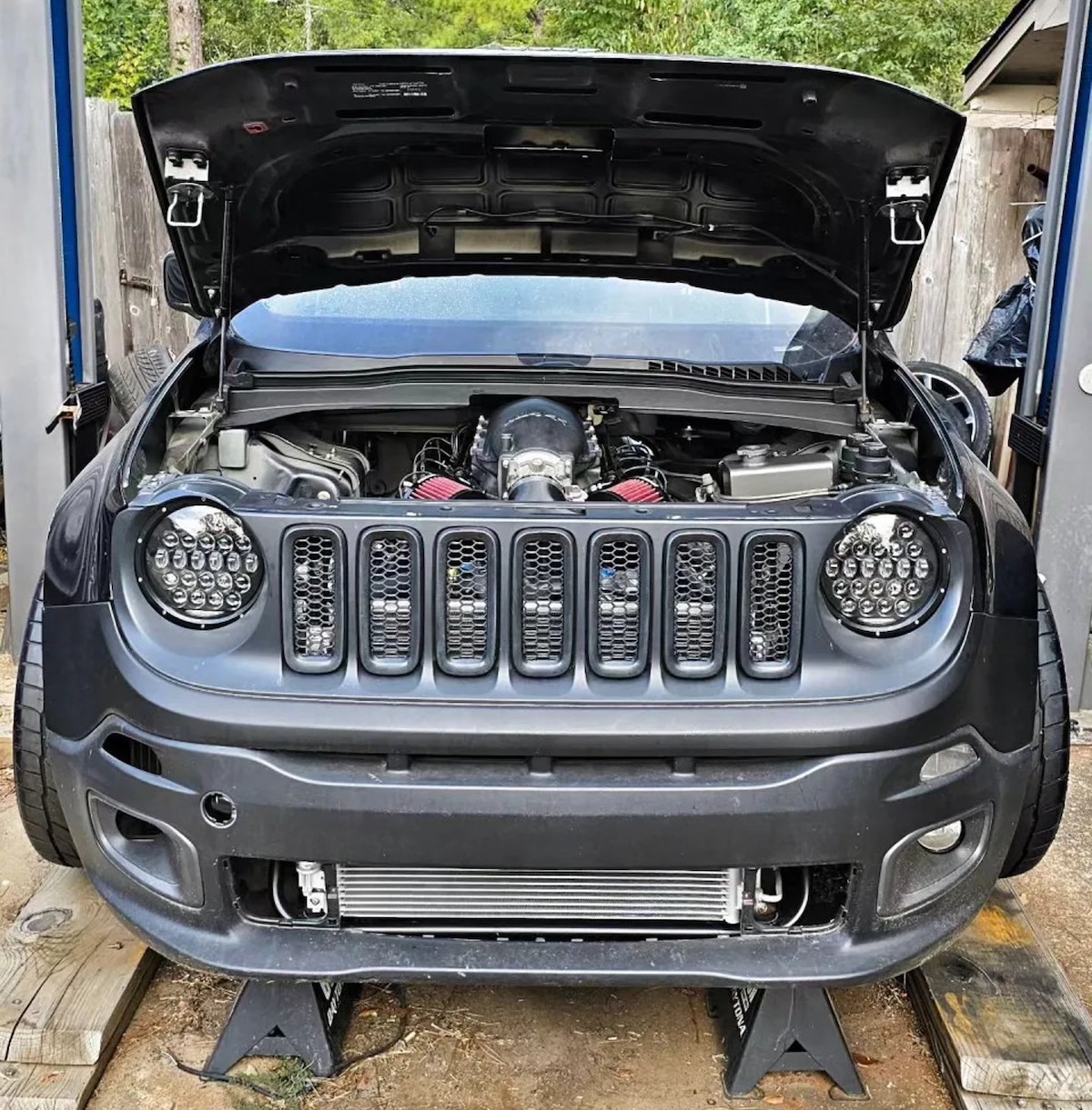 Jeep Renegade Gets The V8 Hemi Engine Swap It Deserves 6293